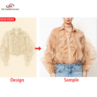 Chemisiers pour femmes en soie et mousseline de haute qualité, élégants, simples, à motif uni, pour le bureau, OEM ODM