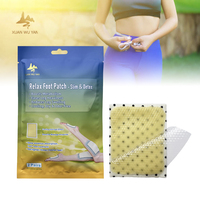2 Paires de Patchs de Gel Herbal OEM pour les Pieds, Vente en Gros Usine, Certifiés CE, Tampons Détox Minceur pour Stimuler le Métabolisme et Soulager les Gonflements