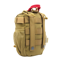 Sac tactique Molle personnalisé à démontage rapide pour le voyage, la randonnée, les activités de plein air, trousse de premiers secours d'urgence en polyester