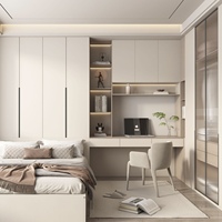 Lit Tatami avec armoire intégrée, combinaison multifonctionnelle pour le rangement domestique, lit Murphy
