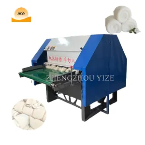 Polyester Opening Industrial Large Wool Opening Waste Cotton Opener Fiber Carding Machine For Polyester Fiber