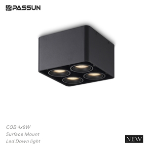 Moderne Cob 9W Noir carré Gotel Surface Downlights Led Spotlight Down Light Led - Product Image 5