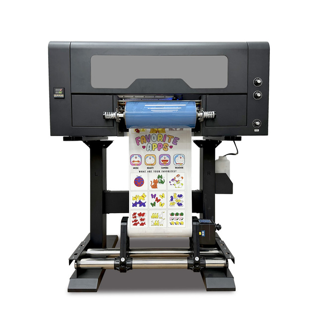 A3 UV Printer All in One 30cm Digital UV DTF Printer Roll to Roll Uv Dtf Film Sticker Printer Machine