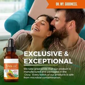 OEM/ODM/OBM organik <span class=keywords><strong>Papaya</strong></span> yaprak ekstresi sıvı trombosit desteği ve sindirim yardımı diyet takviyesi <span class=keywords><strong>Papaya</strong></span> sıvı - Product Image 3