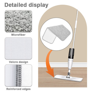 Chiffons de vadrouille de remplacement pour aspirateur Xiao-mi Mijia <span class=keywords><strong>Deerma</strong></span> TB500 TB800 Tampons de vadrouille en microfibre réutilisables - Product Image 4