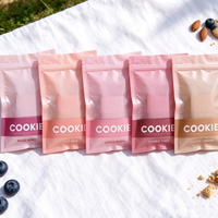 Sacs d'emballage personnalisés en plastique recyclable transparents thermoscellables pour aliments, bonbons, biscuits, et gâteaux individuels avec votre logo