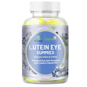 LUTEIN EYE Gummis fortschritt liche Augen pflege Ergänzung Vitamin DHA Gummi Beta Carotin Zeaxanthin Zink Blaubeer geschmack Augen licht Süßigkeiten
