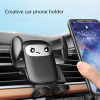 Nouvelle tendance 360 degrés prise d'air voiture supports de téléphone Flexible gravité téléphone supports Smartphone accessoires pour utilisation de bureau