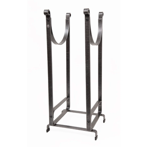 Wholesale Indoor Black Iron Powder Coated <strong>Log</strong> <strong>Holder</strong> <strong>Fireplace</strong> Tools Camping Firewood Storage Irregular Shape - Product Image 1