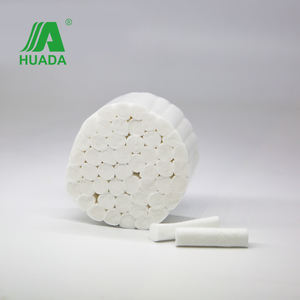 Uso medico monouso del rotolo Non sterile della lana di cotone dentale dell'ospedale dei materiali di consumo <span class=keywords><strong>10mm</strong></span> X 3.8cm, 8mm X 3.8mm con la marca dell'oem - Product Image 4