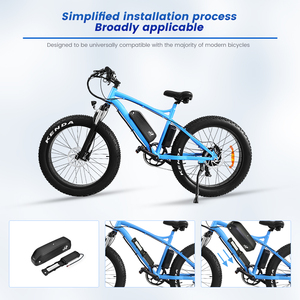 Paket Baterai Solid State Portabel untuk Sepeda Listrik/Ebike 52V 10Ah 12Ah 14Ah Sel 18650/21700 Katoda NCM 1000 Siklus - Product Image 6