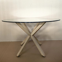 Table à manger minimaliste italienne convertible en verre trempé pour la maison, les appartements, les bureaux, les salons, les chambres, les balcons