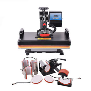 Guangzhou Fabricante <span class=keywords><strong>sublimadora</strong></span> 8 en 1 máquina de prensa de calor máquina de impresión de camisetas - Product Image 1
