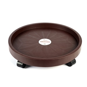 Macetas Rodantes Modernas de Plástico para Jardín con Ruedas, Soporte Ligero Antideslizante para Macetas, para Plantas Pesadas - Product Image 2