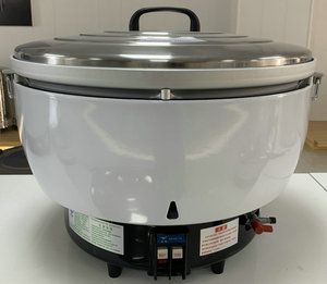 Autocuiseur à riz automatique à gaz 30 litres, cuve intérieure en acier inoxydable, usage commercial et hôtelier, avec spatule, tasse doseuse et maintien au chaud automatique - Product Image 2