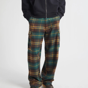 Automne personnalisé usine directe hommes chaud pyjamas Plaid flanelle sommeil bas hiver thermique pantalon garçons maison pantalon hommes pyjamas pantalons - Product Image 6