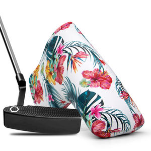 Housse de putter de golf personnalisée de haute qualité avec impression magnétique florale - Product Image 1
