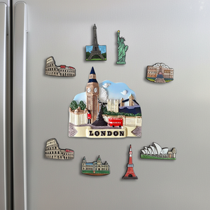 Aimants de <span class=keywords><strong>voyage</strong></span> de <span class=keywords><strong>Londres</strong></span> de haute qualité, souvenirs magnétiques créatifs tridimensionnels, collection touristique créative pour la maison - Product Image 1