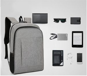 Unisex Premium <b>Leather</b> <b>Briefcase</b> USB Charging Port Support with Smart Screen Soft Bag Laptop <b>Briefcases</b> OEM ODM - Product Image 1