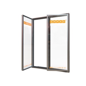 Refrigerador de congelador que calienta los estantes del marco de la puerta de vidrio low-e usados para caminar en la habitación más fresca y el escaparate de exhibición - Product Image 1