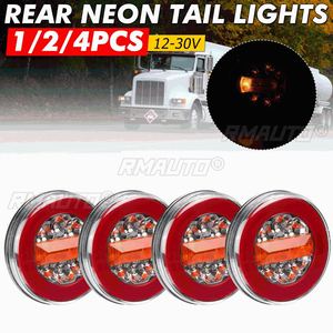 ไฟท้ายรถพ่วง LED 12 ดวง 24V ไฟเบรก ไฟเลี้ยวแบบไหล ไฟท้ายรถยนต์ รถบัส รถคาราวาน รถแคมป์เปอร์ รถบรรทุก รถแทรกเตอร์ - Product Image 1