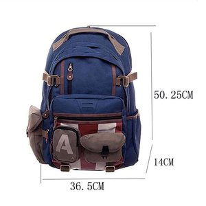 Sac à dos pour ordinateur portable de luxe personnalisé en gros, imperméable, <span class=keywords><strong>Marvel</strong></span> Superhero 4 Captain <span class=keywords><strong>Marvel</strong></span>, unisexe, capacité 25L, sac d'école pour étudiants - Product Image 2