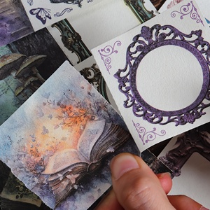 JAI IMAN 42 feuilles bricolage personnalisable cadre Vintage matériel livre pour papier artisanat Scrapbooking fournitures - Product Image 3