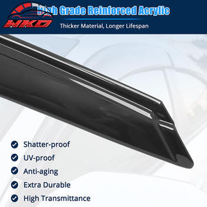 Déflecteurs d'air en acrylique style Mugen pour Honda Civic berline 22-26, 4 pièces - Product Image 4