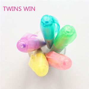 Factory Wholesale Kawaii Korean Cute Stationery Decorative <strong>Multi</strong> Scented Highlighter <strong>Colored</strong> Water <strong>Pen</strong> Plastic <strong>Pens</strong> 001 - Product Image 4