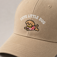 Casquette de baseball unisexe réglable à 5/6 panneaux en polyester/coton avec broderie à la main, design sportif décontracté pour une utilisation multi-scènes