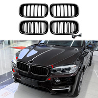 Grille LED éclairée de haute qualité pour BMW X5 F15 X6 F16 2014-2018 avec modification des feux