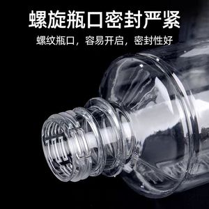 Botellas de plástico Mingxu de 100ml, 250ml, 500ml, transparentes, graduadas, con tapas para dispensar líquidos. - Product Image 2