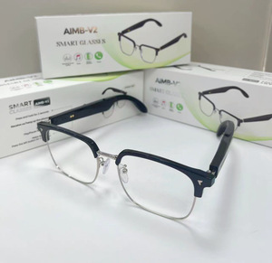 QSF AIMB-V2 Smart Glasses Music <strong>Switching</strong> AI Voice Assistant Outdoor Sports Anti Blue Light Lenses - Product Image 1