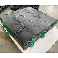 Tampons de maintien robustes pour équipement UHMW-PE ingénierie plastiques Jack tapis de support de jambe avec service de coupe personnalisé
