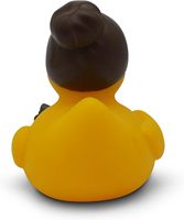 Canard en caoutchouc amusant, cadeau hilarant et décoratif pour salle de bain/bureau, objet de collection original avec citation sarcastique, excellent cadeau pour