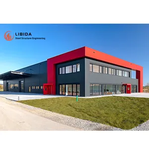 Commercial workshop metal building of steel structure factory building storage with design warehouse steel structure building