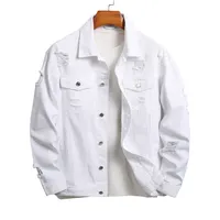 Collina Strada, Mechanic Printed Denim Jacket, Men, White, S