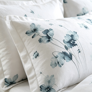 Juego de Ropa de Cama de 4 Piezas, 300 Hilos, 60S, 100% Algodón, Estampado Reactivo, para Hotel Boutique y Hogar, Antipelusas, Color Resistente, Funda de Edredón King/Queen - Product Image 4