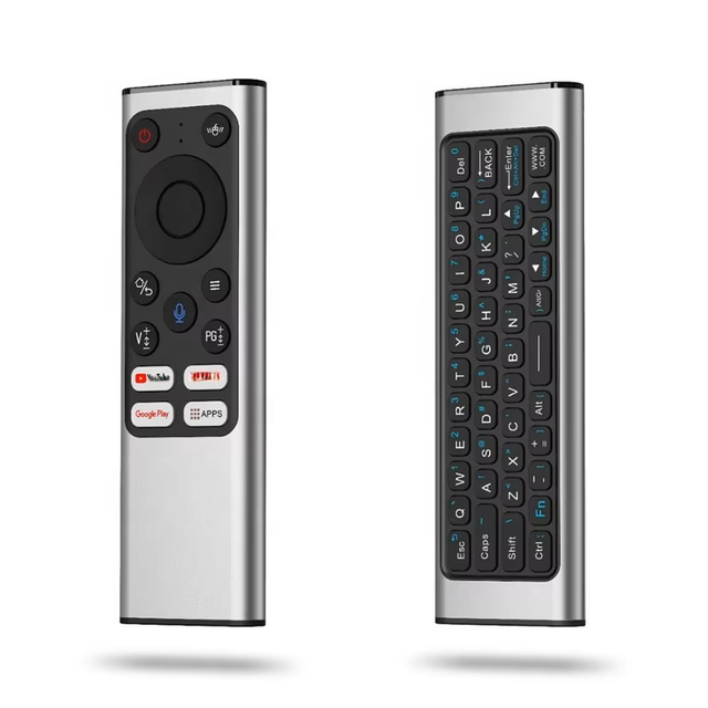 X9 Air Mouse Remote Control Aluminum Alloy for TV IR Learning 2.4g + BT X9 Google Voice Dual-mode Mini Keyboard