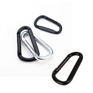 Nhôm D Vòng Carabiners Clip Mùa Xuân Nạp Cổng Nhỏ Keychain Cho Cắm Trại Ngoài Trời <span class=keywords><strong>Snap</strong></span> Móc Mùa Xuân Liên Kết Móc Chìa Khóa Chuỗi Bền - Product Image 1