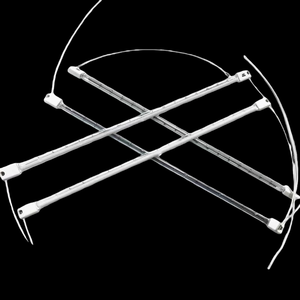 Producto Popular Sk15 Lámpara de Calor Halógena Infrarroja de <span class=keywords><strong>Cuarzo</strong></span> de Onda Corta Semi Blanca para Máquina de Secado de Cabello Peluquería - Product Image 4