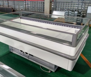 Vitrine Réfrigérée Ouverte pour Viande Congelée de Supermarché 240-392L R290 Double Température à Branchement Direct pour Aliments Frais GEMS 1570-2570mm - Product Image 3