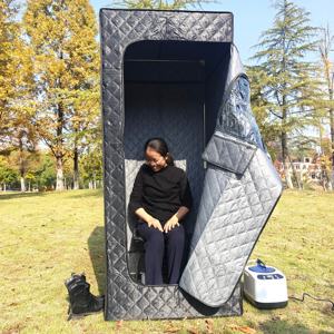 Sauna Portátil con Vaporizador y Bañera para Uso Diario, Interior y Exterior, Ligera y Fácil de Instalar, 2.6x2.6x5.9 pies, Precio de Fábrica - Product Image 3