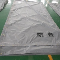 Bâche insonorisée en toile, bâche d'isolation thermique avec tissu PVC insonorisant