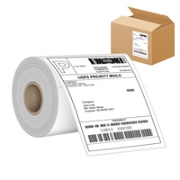 100x150 rouleau d'étiquettes adhésives thermiques de livraison de courrier 10x15 imprimante d'étiquettes d'expédition thermique 4x6 pour l'épicerie d'affranchissement pour les promotions