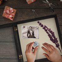 Caja de Exhibición de Madera Estilo Rústico, Tamaño Personalizado, Decoración de Pared DIY para Flores, Medallas, Fotos, Recuerdos