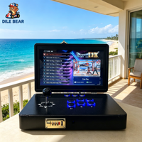 Console d'arcade rétro portable Pandora Box Saga DX2, machine de combat avec écran LCD HD et joystick professionnel