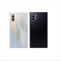 Coque arrière en verre pour Samsung Galaxy Note 10 Plus N975 N9750, boîtier de batterie