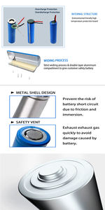 UL2054 CB KC 3.7v 충전식 리튬이온 18650 셀 2600mAh 리튬이온 배터리 - Product Image 3