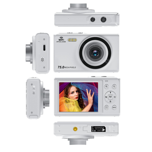 4K Máy Ảnh Kỹ Thuật Số Du Lịch Selfie Camara 75MP <span class=keywords><strong>3x</strong></span> <span class=keywords><strong>Zoom</strong></span> Quang Học 2X <span class=keywords><strong>Zoom</strong></span> Kỹ Thuật Số Nhiếp Ảnh 2.8 Inch Màn Hình Mini Retro Cam - Product Image 4